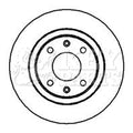 Key Parts KBD4006 Brake Disc Pair Front to fit Cit.Xsara, ZX, Peu.206, 306 96-