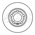 Key Parts KBD4065 Brake Disc Pair Rear to fit Audi, Skoda, VW, Seat. 96- rear