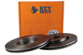 Key Parts KBD4069 Brake Disc Pair Front to fit Audi, Skoda, VW, Seat.fr 96-