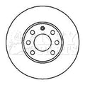 Key Parts KBD4073 Brake Disc Pair Front to fit Vaux, opel.astra IV, zafira 98-
