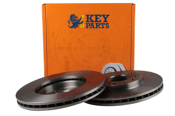 Key Parts KBD4074 Brake Disc Pair Front to fit Vaux, opel.astra, meriva, 98-
