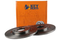Key Parts KBD4078 Brake Disc Pair Front to fit Cit.C2, C3, Berlingo, Partner 96-