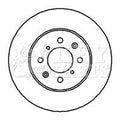 Key Parts KBD4081 Brake Disc Pair Front to fit Rover, MG, Honda Civic 92-