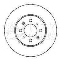 Key Parts KBD4082 Brake Disc Pair Front to fit Rover, MG.25, 200, 45, 400.95-