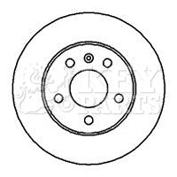 Key Parts KBD4114 Brake Disc Pair Rear to fit Vaux, opel.astra, meriva, 98-