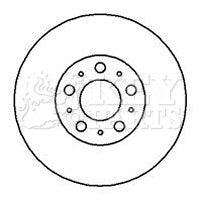 Key Parts KBD4179 Brake Disc Pair Front to fit Volvo S690, S80, V70, XC70 98-10