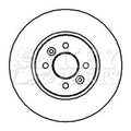 Key Parts KBD4219 Brake Disc Pair Front to fit Ren. Laguna/Megane I, II. 98-