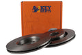 Key Parts KBD4245 Brake Disc Pair Front to fit Cit.C2, C3, C5, Peu.206, 307 96-