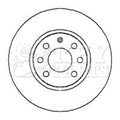 Key Parts KBD4253 Brake Disc Pair Front to fit GM.Corsa, Meriva 00-