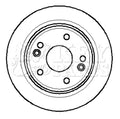 Key Parts KBD4271 Brake Disc Pair Front to fit Renault Laguna 01-