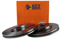 Key Parts KBD4297 Brake Disc Pair To Fit GM Nissan Renault Vans 01-