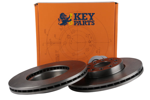 Key Parts KBD4315 Brake Disc Pair Front to fit Audi, VW A3, Golf 02-