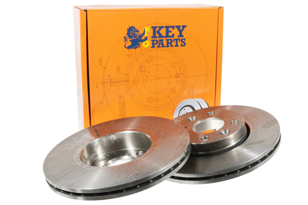 Key Parts KBD4434 BRAKE DISC PAIR Nissan Micra 03-