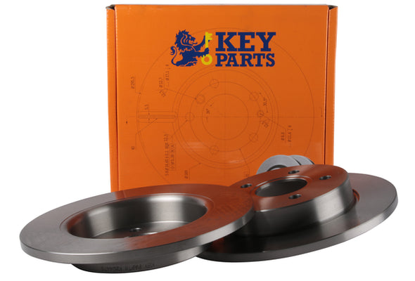 Key Parts KBD4476 Brake Disc Pair Rear to fit FocusII 1.6, 1.6Ti 11/04-