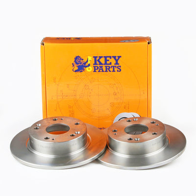 Key Parts KBD4520 Brake Disc Pair Rear to fit Honda Accord VIII 02/03-