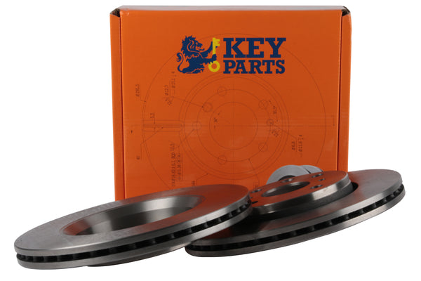 Key Parts KBD4534 Brake Disc Pair Front to fit Citroen C1/Peu107 05/05-