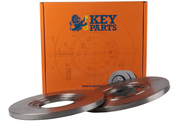 Key Parts KBD4566 Brake Disc Pair Rear to fit Ford Transit 06-