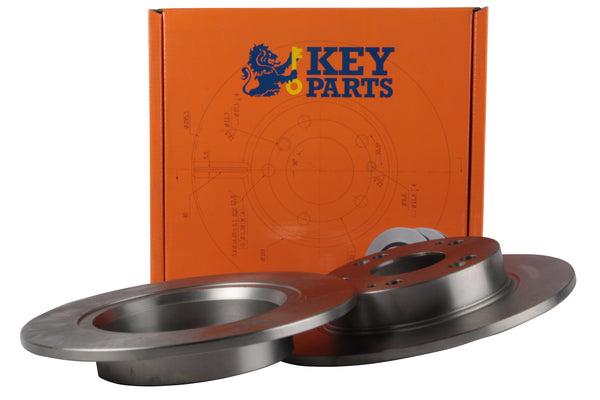 Key Parts KBD4598 Brake Disc Pair Rear to fit Honda Civic VII 06-