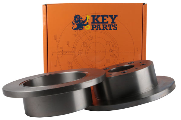 Key Parts KBD4668 Brake Disc Pair Rear to fit Citroen Relay III 06 -