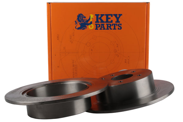 Key Parts KBD4670 Brake Disc Pair To Fit Nissan Qashqai 07-