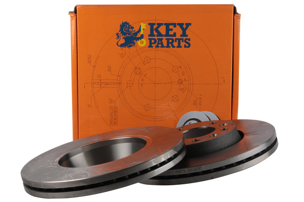 Key Parts KBD4697 Brake Disc Pair Front to fit Citroen Dispatch, Fiat Scudo 07
