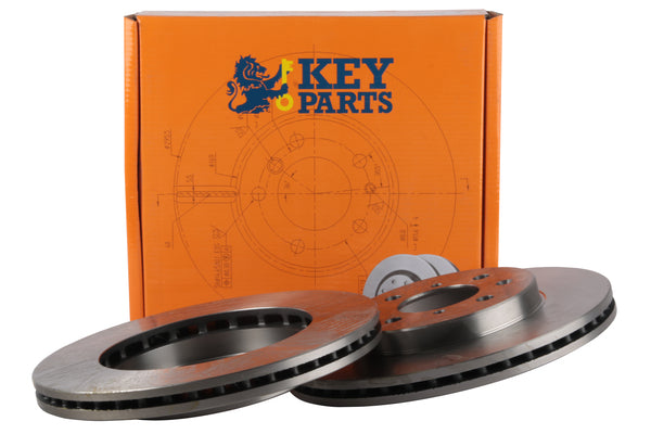 Key Parts KBD4716 Brake Disc Pair Front to fit Honda Jazz 04-08