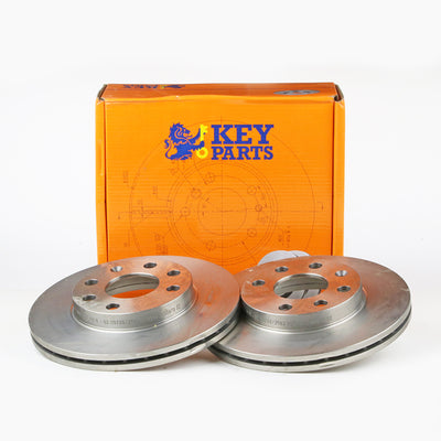 Key Parts KBD4858 Brake Disc Pair Front to fit Vaux, opel, Daewoo. 83-