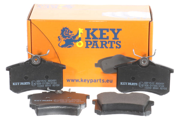 Key Parts KBP1512 Brake Pads fits Audi, Seat, VW rear 96-