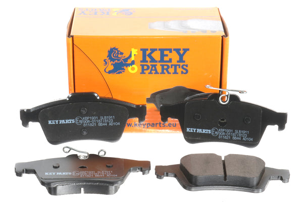 Key Parts KBP1931 Rear Brake Pads fits Vauxhall Vectra 02-08
