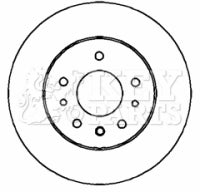 Key Parts KBD4318 Brake Disc Pair Front to fit GM.vectra.Saab 9-3. 98-
