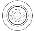 Key Parts KBD4319 Brake Disc Pair Rear to fit Vaux, opel, saab.98-