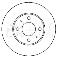 Key Parts KBD4336 Brake Disc Pair Front to fit Hyundai Accent 2000-