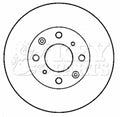 Key Parts KBD4423 Brake Disc Pair Front to fit Honda Jazz 02-