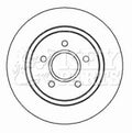 Key Parts KBD4453 Brake Disc Pair Rear to fit Ford Focus II 2004-