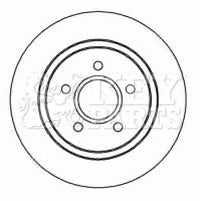 Key Parts KBD4453 Brake Disc Pair Rear to fit Ford Focus II 2004-