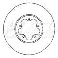 Key Parts KBD4563 Brake Disc Pair Front to fit Ford Transit 260.280, 300 06-