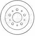 Key Parts KBD4609 Brake Disc Pair Rear to fit Peugeot Boxer 06-