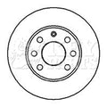Key Parts KBD4857 Brake Disc Pair Front to fit Vaux.nova, corsa, astra, 81-
