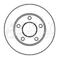 Key Parts KBD4949 Brake Disc Pair Rear to fit Audi.100, A6.VW.passat, 96-