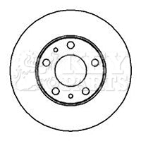 Key Parts KBD5094 Brake Disc Pair Front to fit Cit/Fiat/Peu. LCV 1994-