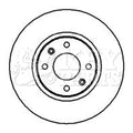 Key Parts KBD5100 Brake Disc Pair Front to fit Cit.xantia.Peu.406 96-