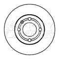 Key Parts KBD5109 Brake Disc Pair Front to fit Seat.arosa I.VW.lupo, polo 94-