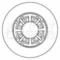 Key Parts KBD5718S Brake Disc Single Rear to fit Iveco Daily 35, 40 2.8TD 1999-