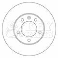 Key Parts KBD5722S Brake Disc Single To Fit GM Nissan Renault Master 98-