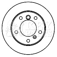 Key Parts KBD5751S Brake Disc Single Rear to fit Mercedes Sprinter 02-