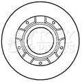 Key Parts KBD5932S Brake Disc Single Rear to fit Ford Transit 06-