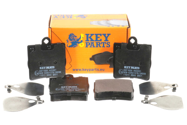 Key Parts KBP1669 Rear Brake Pads fits Mercedes C Class 1993-