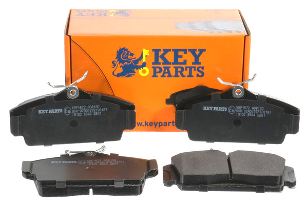 Key Parts KBP1672 Front Brake Pads fits Nissan Primera 05/98-02/02