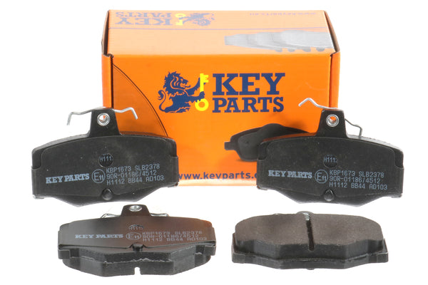 Key Parts KBP1673 Rear Brake Pads fits Nissan Primera 1990-