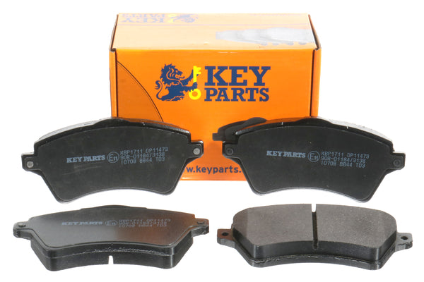 Key Parts KBP1711 Front Brake Pads fits Land Rover Freelander 2000-